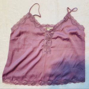 Light purple lavender Silk top